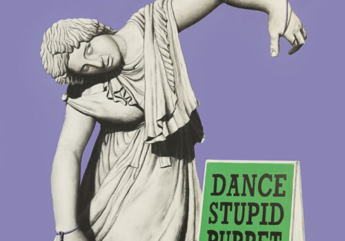DANCE STUPID PUPPET DANCE - 280x230 - acrilico spray, acrilico e carboncino su tela - 2018 DANCE STUPID PUPPET DANCE - 280x230 - acrilico spray, acrilico e carboncino su tela - 2018