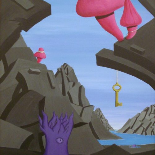 WHO AM I - 40x60 cm - acrilico su tela