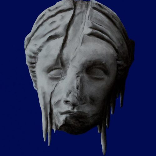 SENZA TITOLO - GLOBAL WARNING - 60x50 - acrilico e carboncino su tela - 2016