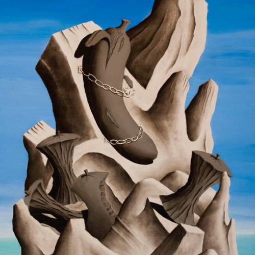 A CERTAIN IDEA OF MODERNITY (PROMETEO) - 200x140 cm - acrilico e carboncino su tela - 2013