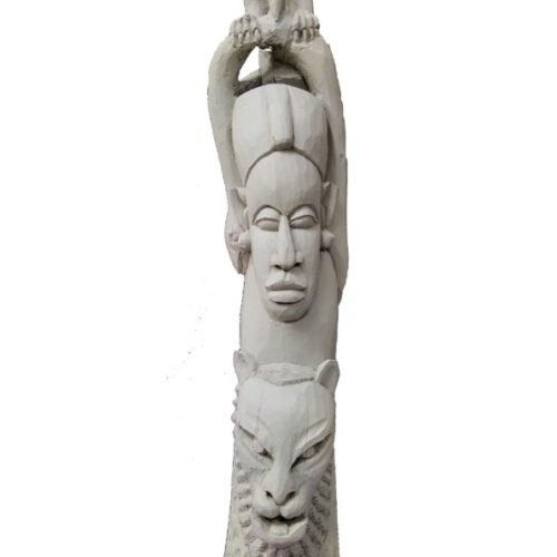 10 TOTEM #2 - Legno e vernice acrilica - h 120 cm