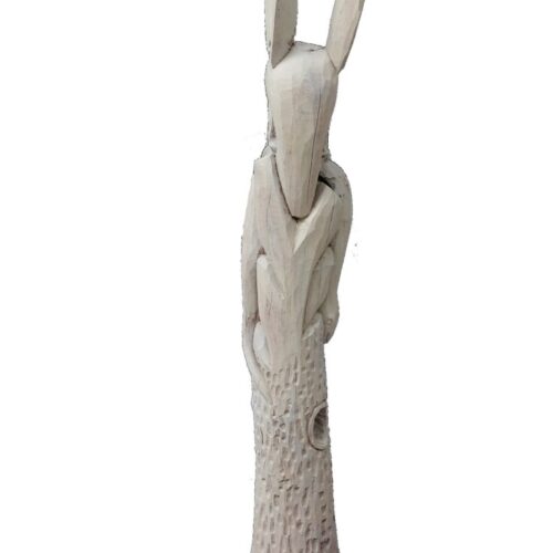 12 TOTEM #2 (retro) - Legno e vernice acrilica - h 120 cm