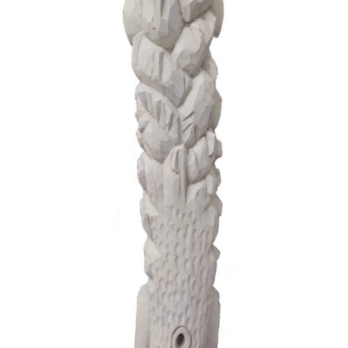 9 TOTEM #1 (retro) - Legno e vernice acrilica - h 110 cm