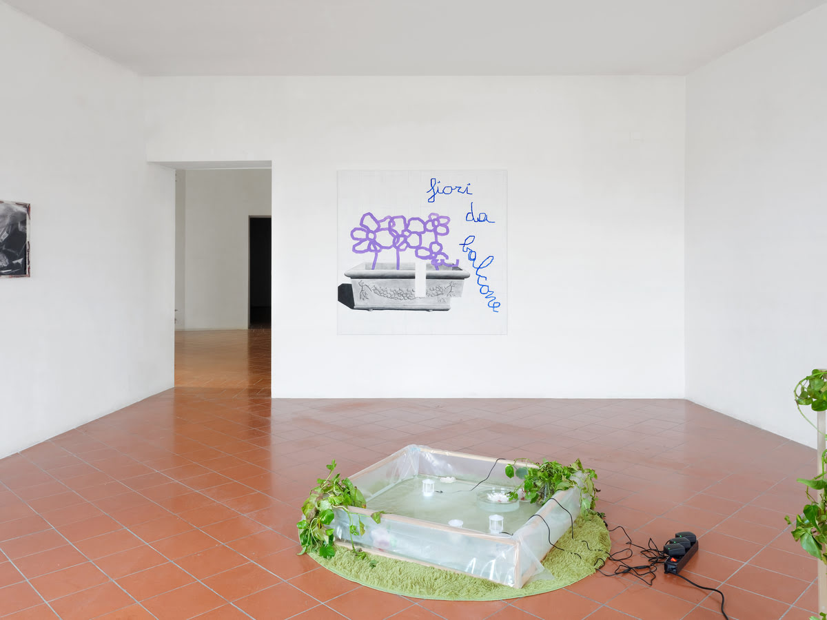 Fiori da balcone - Installation view with Chiara fantaccione