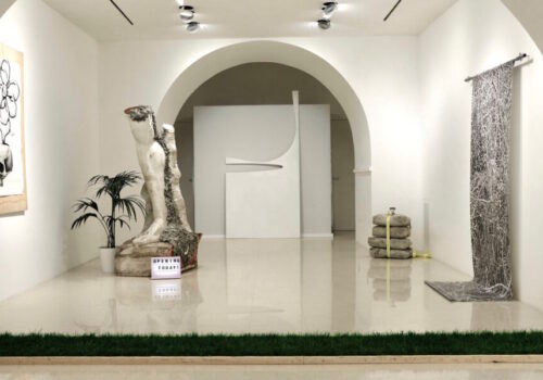 L’Impresa e l’Opera, installation view at Galleria La Nuvola, Roma.